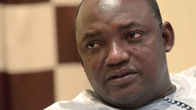 Adama Barrow won the election last year but the current president has rejected the result