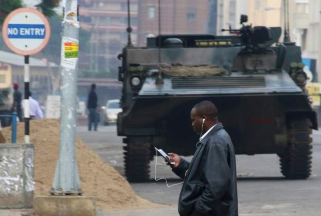 The military remains on the streets of the capital, Harare