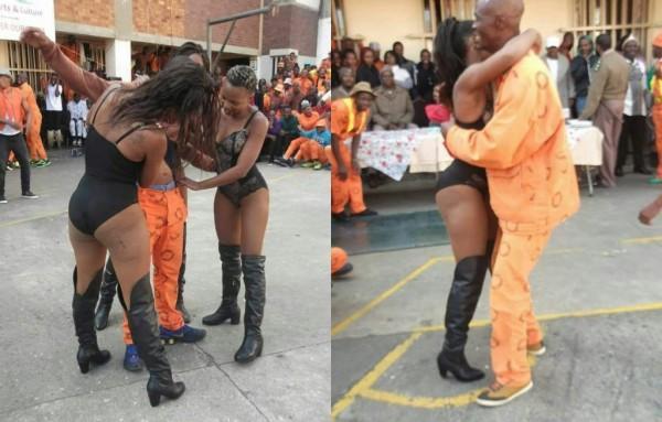 Controversy over 'strippers' at South African prison