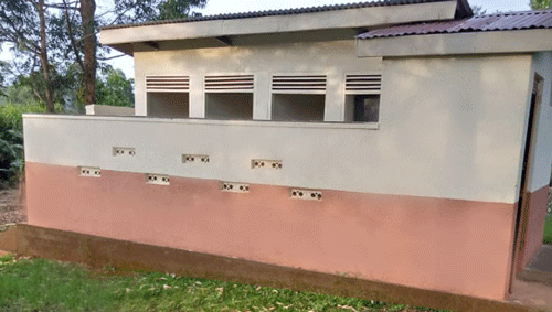 Rwengobe female modern toilet facility