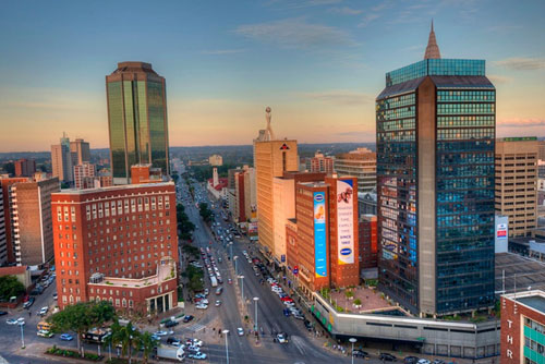 Harare city view