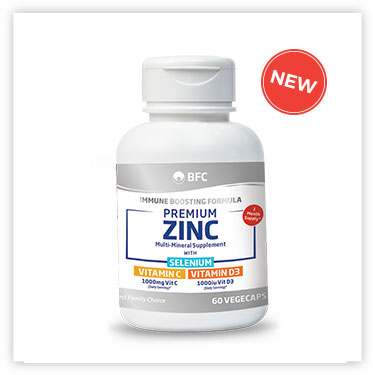 Premium Zinc Multi-Mineral Supplement with Selenium, Vitamin C & Vitamin D3