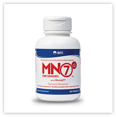 Broad Spectrum Multivitamin & Multi-Nutrient Supplement for Seniors with MenaQ7®
