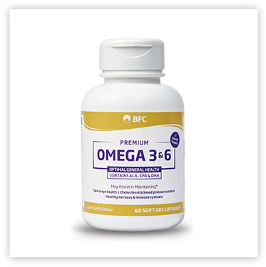 Premium Omega 3 & 6 with EPA, DHA and ALA