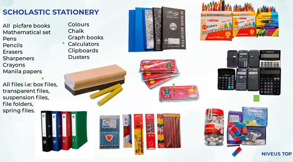Niveus Top Home, Scholastic Stationery